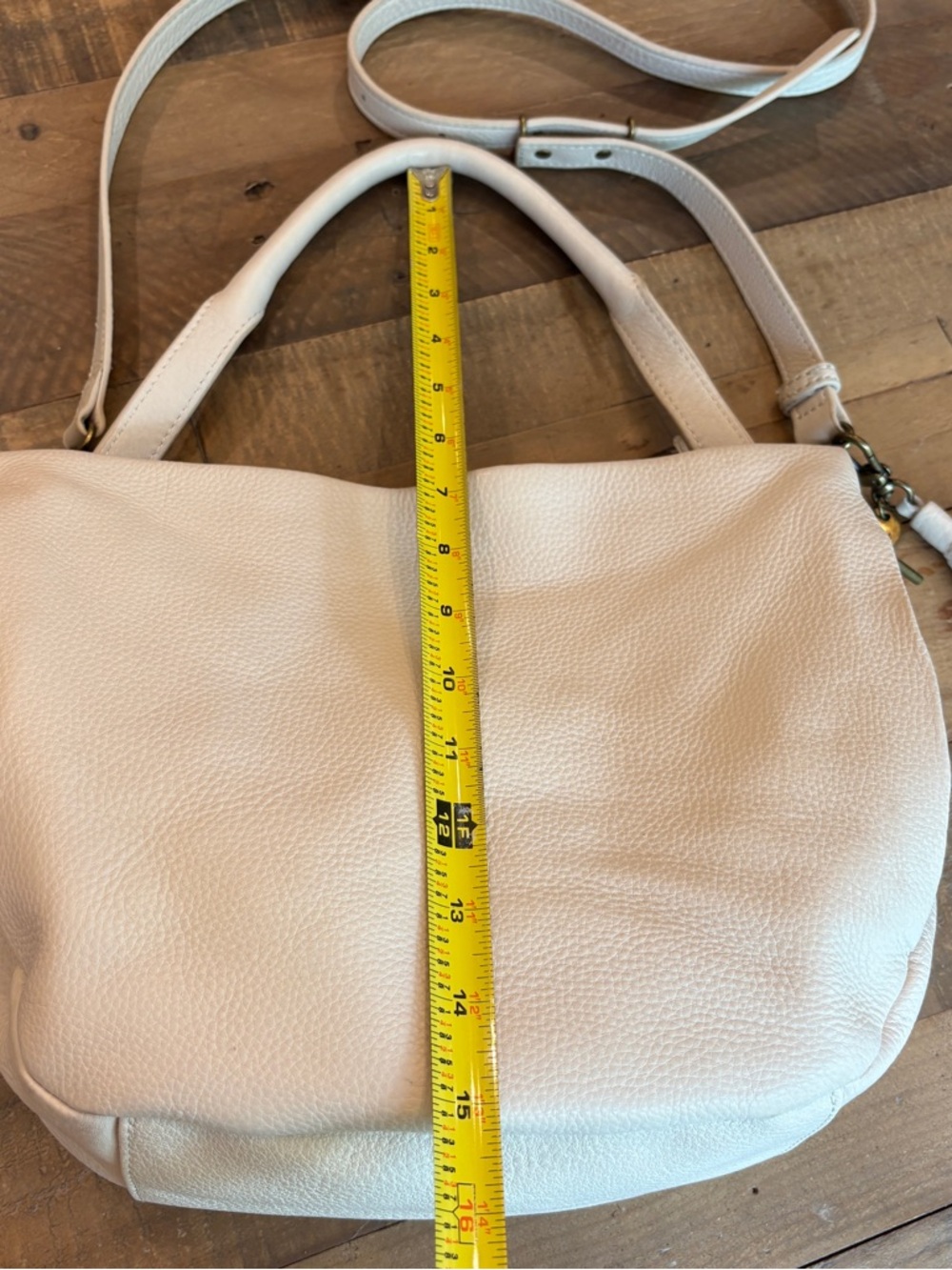 The Sak Collective Hobo Crossbody Purse Ivory - Picture 10 of 16